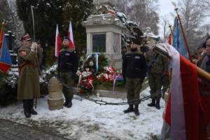 Krakowskie obchody 156 rocznicy wybuchu powstania styczniowego - szkolna delegacja - 11 stycznia 2019 r. 